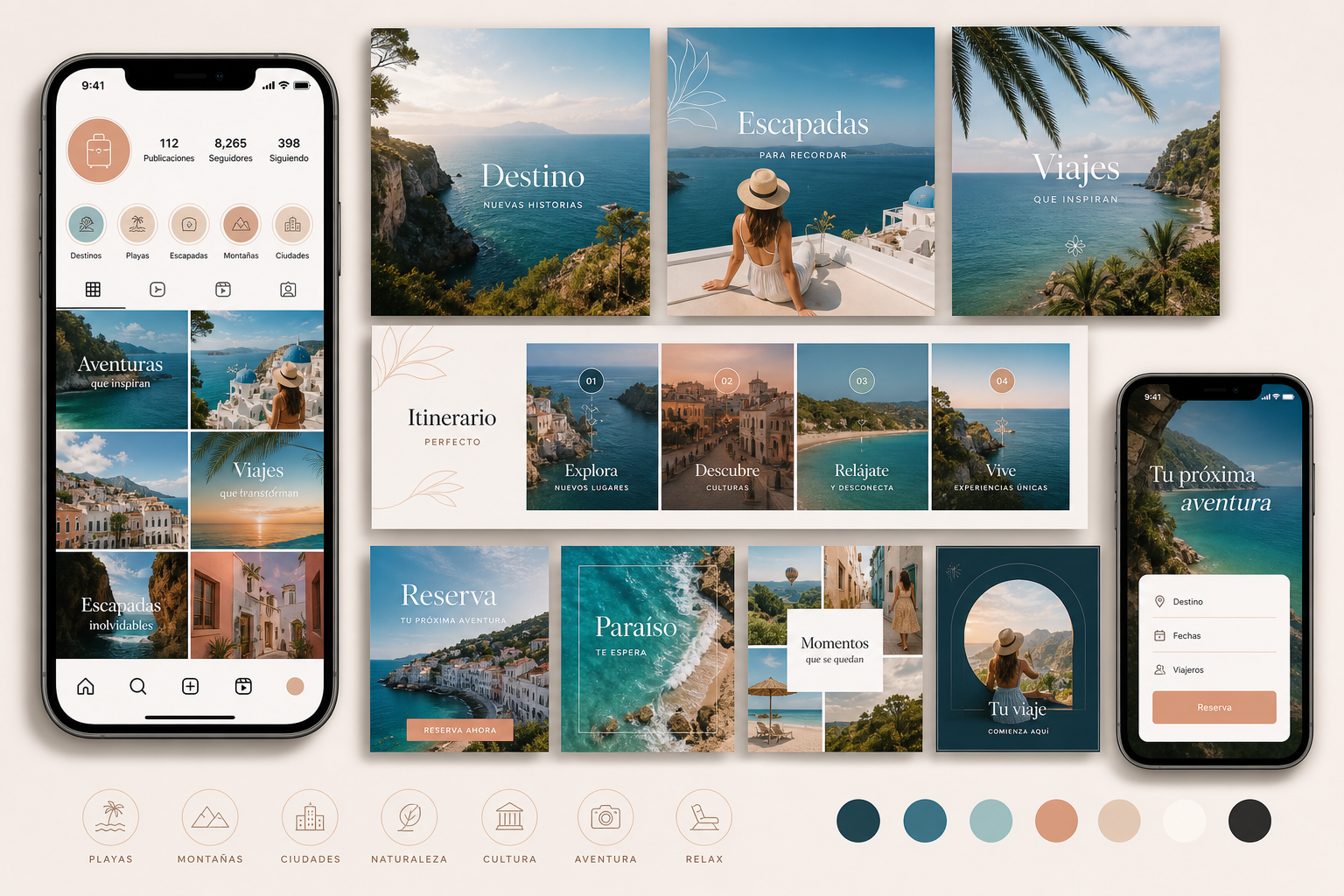 Contenido Instagram para empresa de turismo