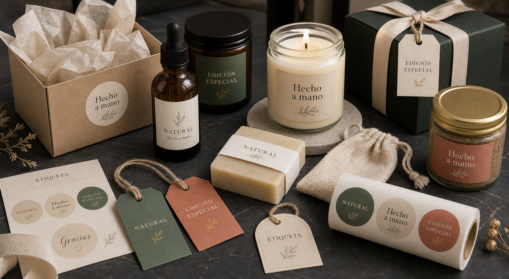 Etiquetas y packaging para emprendedores