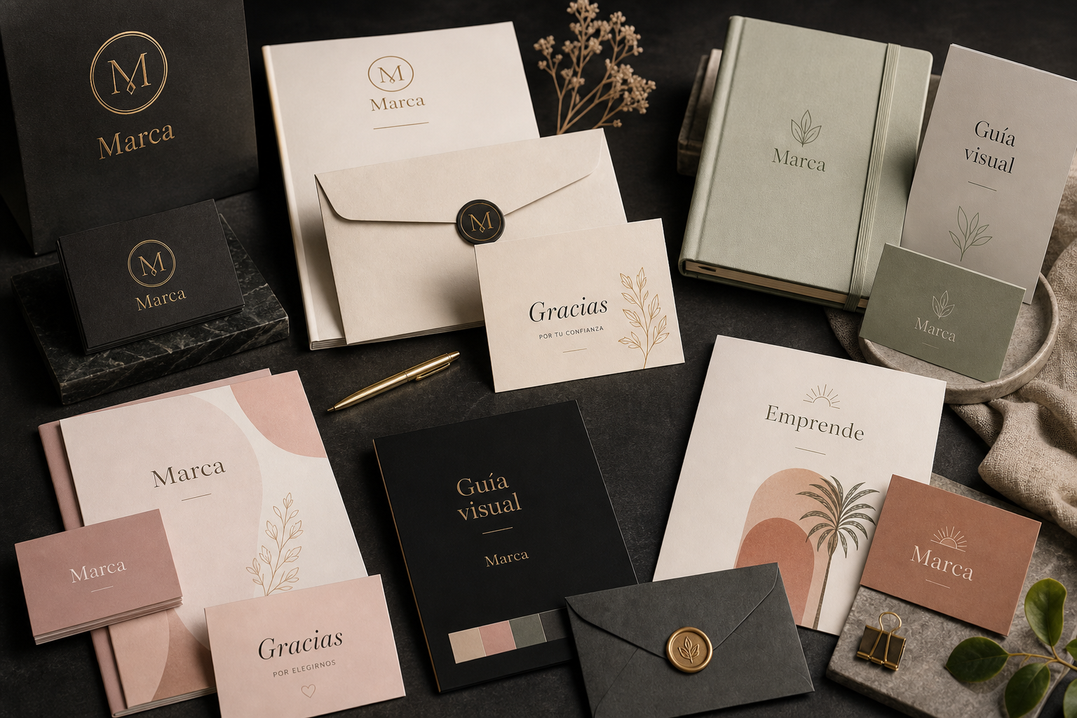 Branding y papelería para emprendedores
